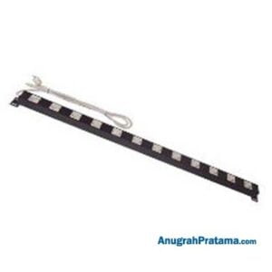 ABBA Horizontal Power Distribution, 8 Outlets Full Metal