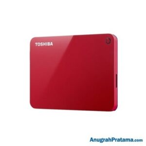 TOSHIBA Canvio Advance 2TB Portable External Hard Drive - Red