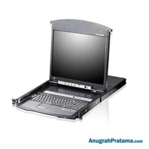 ATEN 16-Port Multi-Interface Cat 5 17 in Dual Rail LCD KVM Switch (KL1516AiM-AXA-AG)