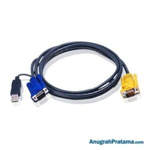 ATEN 3M USB KVM Cable with 3 in 1 SPHD and built-in PS/2 to USB converter (2L-5203UP)