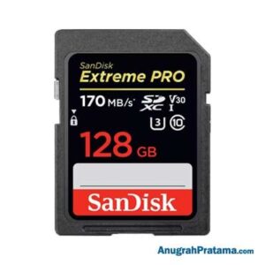 SANDISK Extreme Pro 128GB Class 10 SDXC UHS-I Card 170MB/s Memory [SDSDXXY-128G-GN4IN]