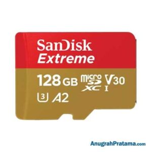 SANDISK Extreme 128GB Class 10 microSDXC UHS-I Card 160MB/s Memory [SDSQXA1-128G-GN6MN]