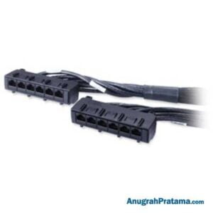 APC Data Distribution Cable, CAT6 UTP CMR 6XRJ-45 Black, 7ft (2.1M) (DDCC6-007)