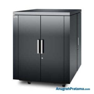 APC NetShelter CX, 18U, Soundproof Server Rack Enclosure, 100V to 240V, Dark Grey, 1015H x 750W x 1130D (AR4018SPX431)