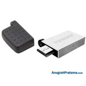 TRANSCEND 16GB JetFlash 380 OTG Flash Drive - Silver