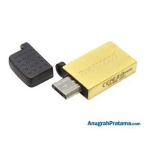 TRANSCEND 16GB JetFlash 380 OTG Flash Drive - Gold