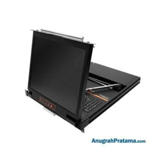 KINAN Dual Rail 17 Inch 8 Port CAT5 LCD KVM Switch [DL2708]
