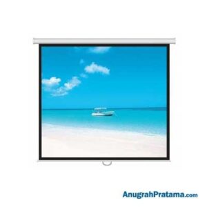 WORLD 70 Inch 1:1 Ratio Manual Projector Screen