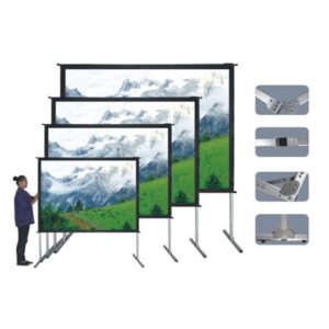 BRITE FAS-6040FR (Seamed) Fast Fold Screen Projector (610 x 460)