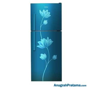 POLYTRON Beauty metal door 2 pintu 210 liter PRB 219B - Blue