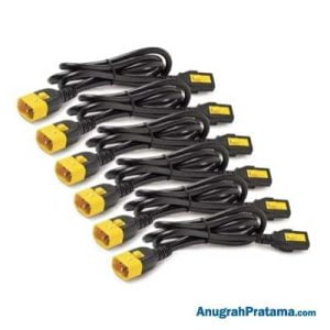 APC Power Cord Kit (6 ea), Locking, C13 to C14, 1.8m (AP8706S-WW)