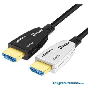 DTECH DT-HF556 Male To Male HDMI Fiber Cable Ver 1.4 (25 M)