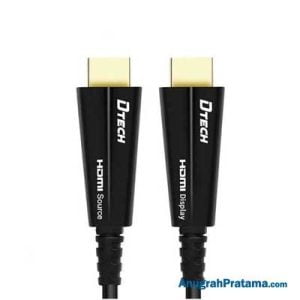DTECH DT-HF608 Male To Male HDMI 2.0 AOC Fiber Cable YUV444 (20 M)
