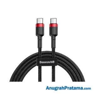 BASEUS Cafule Type C to USB C Cable PD2.0 60W Fast Charging 2M - Red