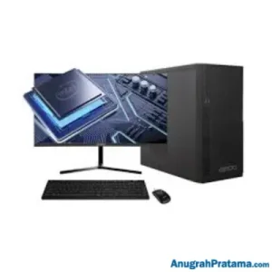 AXIOO MyPC Pro L3 (8N2-22) (Core i3-12100, 8GB, 256GB SSD, Win 11 Pro, 21.5 Inch) Desktop PC