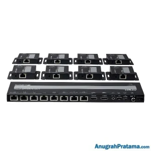 ATEN 8-Port 4K HDMI Cat 6 Splitter with Receivers (VS1828KIT)
