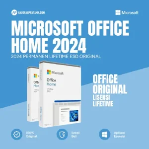 MICROSOFT Office Home 2024 Permanen Lifetime ESD Original