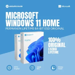 MICROSOFT Windows 11 Home Permanen Lifetime 64-bit ESD Original