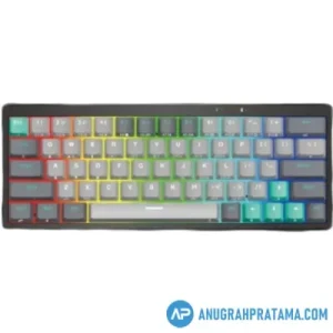 FANTECH ATOM PRO 63 MK912 Mechanical Keyboard - Mercury (Red Switch)