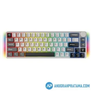 FANTECH ATOM PRO 66 MK919 Mechanical Keyboard - Grey (Red Switch)