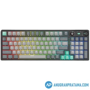 FANTECH ATOM PRO 96 MK914 Mechanical Keyboard - Mercury (Blue Switch)