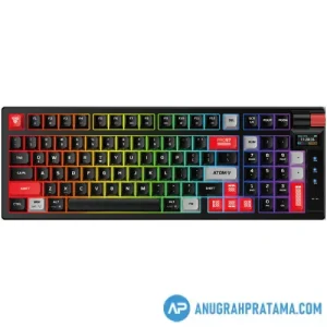 FANTECH ATOM PRO 97 MK918 Mechanical Keyboard - Black (Red Switch)
