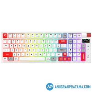 FANTECH ATOM PRO 97 MK918 Mechanical Keyboard - White (Blue Switch)