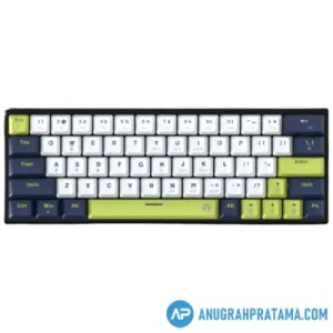 FANTECH MORI ATOM63 MK874V2 Mechanical keyboard - Black White Blue (Red Switch)