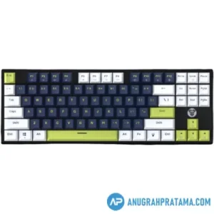 FANTECH MORI ATOM87S MK877S Mechanical Keyboard - Blue White (Blue Switch)