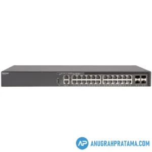 RUCKUS ICX 8200 Switch, 24×10/100/1000 Mbps PoE+ ports, 4×25 GbE SFP28 stacking/uplink-ports [ICX8200-24P]