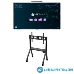 ICE Board E3 Series 65 Inch 4K UHD Interactive Flat Panel With Camera 13MP AI and Stand