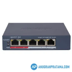 HIKVISION DS-3E1105P-EI V2 4-Port Fast Ethernet Smart POE Switch