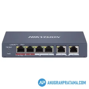 HIKVISION DS-3E1106HP-EI 4-Port Fast Ethernet Smart POE Switch