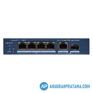 HIKVISION DS-3E1506P-EI/M-4P1T1F 4-Port Gigabit Smart POE Switch