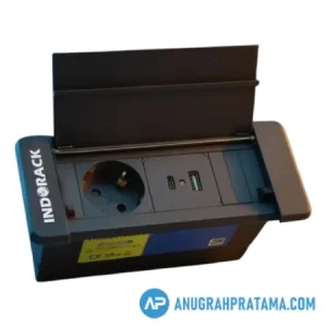 INDORACK DS320 Power Distribution 3 Outlet Germany With 1 USB Port 2.1A And Type C 20W