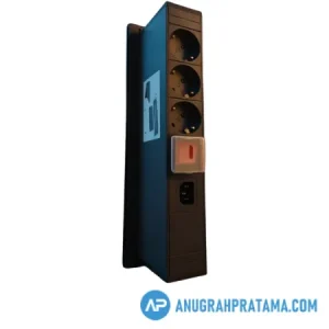 INDORACK DS621 Power Distribution 6 Outlet Germany With 1 USB Port 2.1A , Type C 20W And Wireless Charger