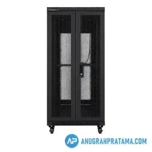 INDORACK IR11527D Standing Close Rack 27U 19 Inch 1150mm Depth Double Perforated Door