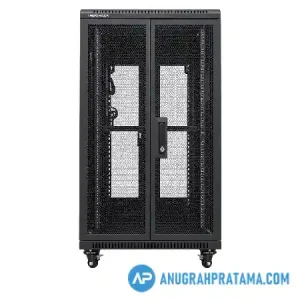 INDORACK IR6020D Standing Close Rack 20U 19 Inch 600mm Depth Double Perforated Door