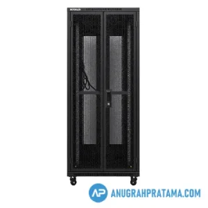 INDORACK IR6027D Standing Close Rack 27U 19 Inch 600mm Depth Double Perforated Door