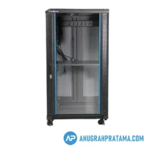 INDORACK IR6027G Standing Close Rack 27U 19 Inch 600mm Depth Single Glass Door