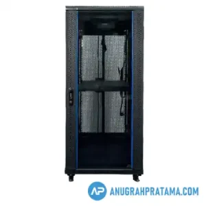 INDORACK IR8027G Standing Close Rack 27U 19 Inch 800mm Depth Single Glass Door