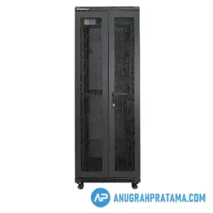 INDORACK IR9032D Standing Close Rack 32U 19 Inch 900mm Depth Double Perforated Door