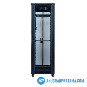 INDORACK IR9045G Standing Close Rack 45U 19 Inch 900mm Depth Single Glass Door