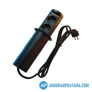 INDORACK PD02 Power Socket 2 Outlet Germany, Diameter Hole 65mm