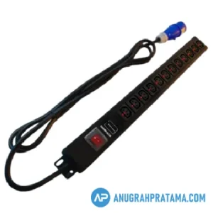 INDORACK PDU12E-16L Power Distribution Unit 12 Outlet With Head Plug 3pin 2P+E 16A Europe Series