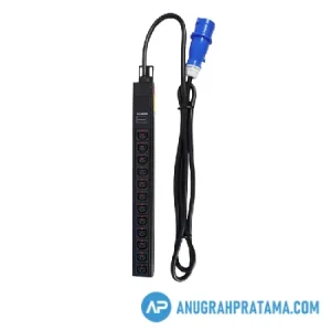 INDORACK PDU12E-32L Power Distribution Unit 12 Outlet With Head Plug 3pin 2P+E 32A Europe Series