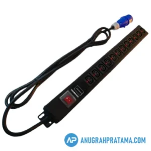 INDORACK PDU12G-16L Power Distribution Unit 12 Outlet With Head Plug 3pin 2P+E 16A Germany Series