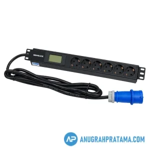 INDORACK PDU6GD-32L Power Distribution Unit 6 Outlet Socket Germany With AV Meter