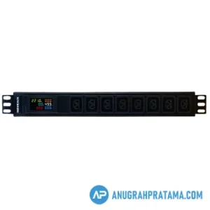 INDORACK PDU8ED Power Distribution Unit 8 Outlet Socket C39 (C13 & C19 Socket) With Digital Display Volt & Ampere