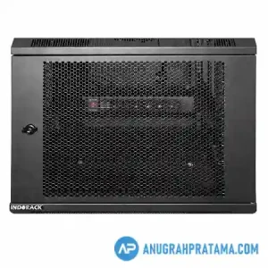 INDORACK WIP6008D Wallmount Rack 8U 19 Inch 600mm Depth Double Perforated Door
